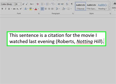 how do you quote a movie in an essay